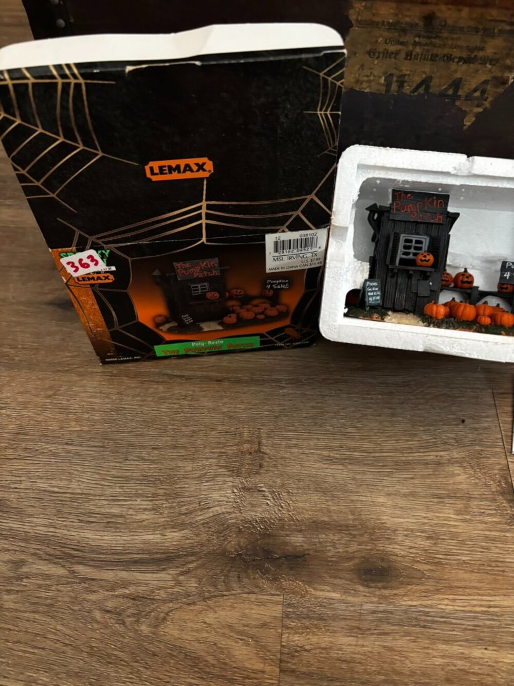 Lemax Halloween light up village accessory The Pumpkin Patch MIB